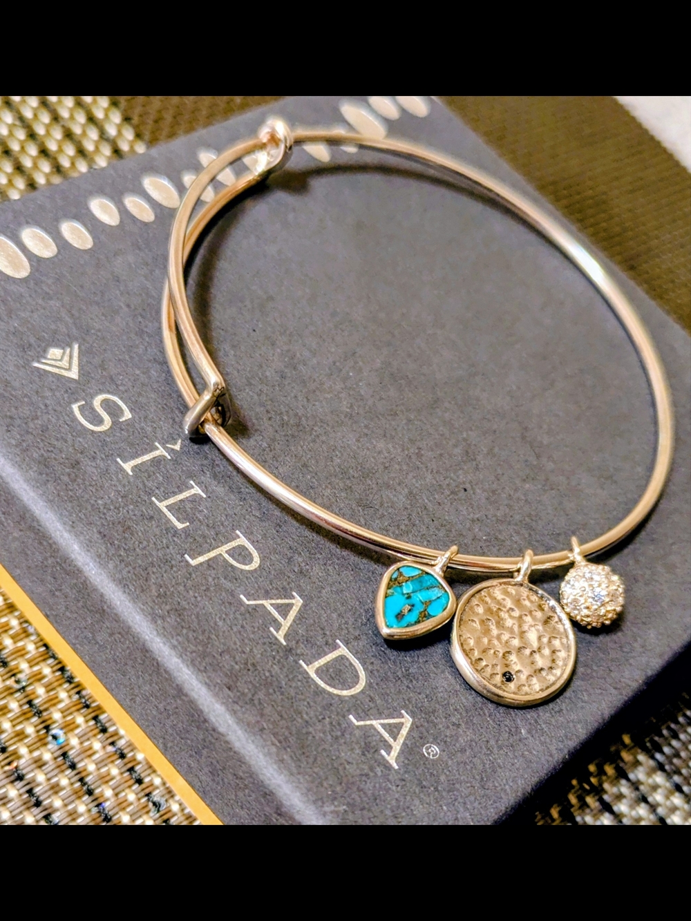 Silpada (B3212) Sterling Silver Bracelet with Gorgeous Charms